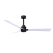 Matthews Fan Atlas Alessandra 56" Indoor/Outdoor Ceiling Fan - Matte Black/Matte White