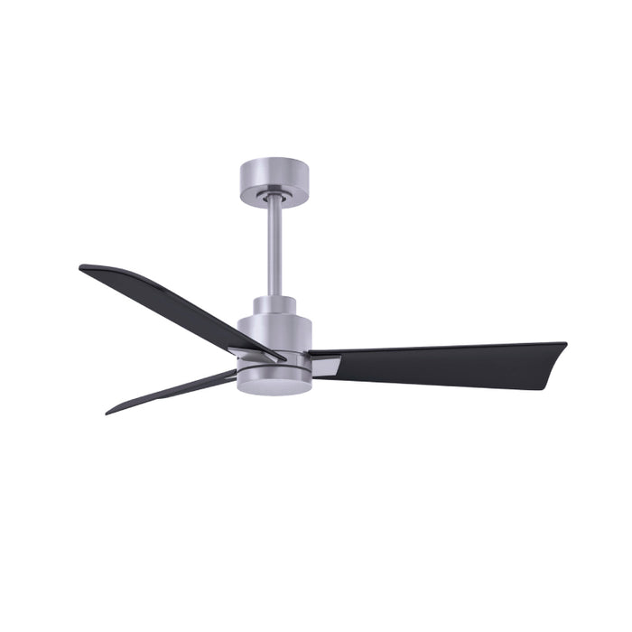 Matthews Fan Atlas Alessandra 42" Ceiling Fan - Brushed Nickel/Matte Black