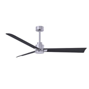 Matthews Fan Atlas Alessandra 56" Indoor/Outdoor Ceiling Fan - Brushed Nickel/Matte Black