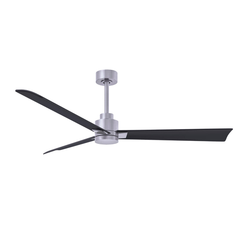 Matthews Fan Atlas Alessandra 56" Indoor/Outdoor Ceiling Fan - Brushed Nickel/Matte Black
