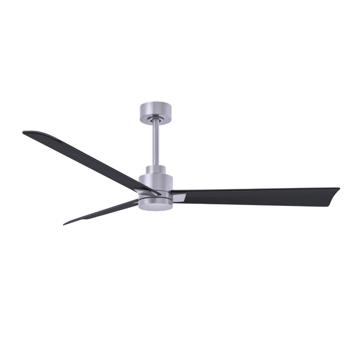 Matthews Fan Atlas Alessandra 56" Indoor/Outdoor Ceiling Fan - Brushed Nickel/Matte Black