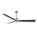 Matthews Fan Atlas Alessandra 56" Indoor/Outdoor Ceiling Fan - Brushed Nickel/Matte Black