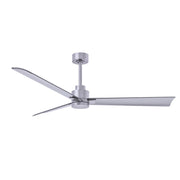 Matthews Fan Atlas Alessandra 56" Indoor/Outdoor Ceiling Fan - Brushed Nickel/Brushed Nickel