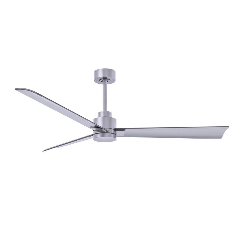 Matthews Fan Atlas Alessandra 56" Indoor/Outdoor Ceiling Fan - Brushed Nickel/Brushed Nickel