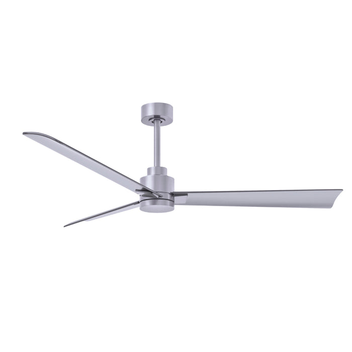 Matthews Fan Atlas Alessandra 56" Indoor/Outdoor Ceiling Fan - Brushed Nickel/Brushed Nickel