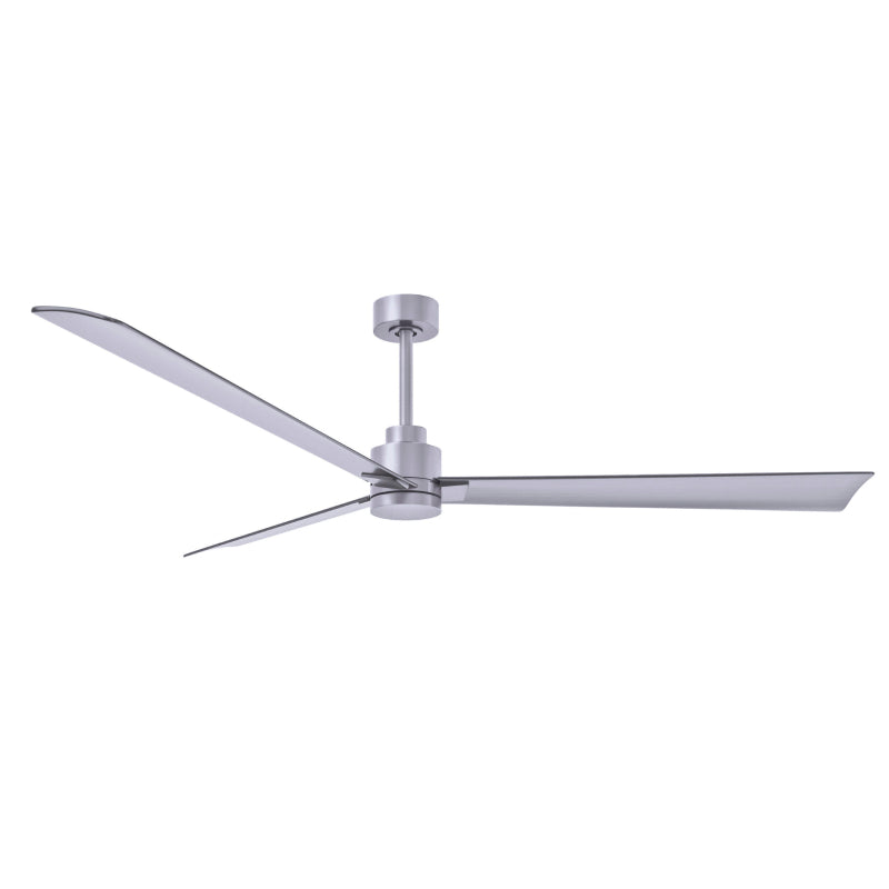 Matthews Fan Atlas Alessandra 72" Indoor/Outdoor Ceiling Fan - Brushed Nickel/Brushed Nickel