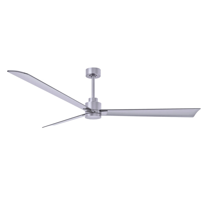 Matthews Fan Atlas Alessandra 72" Indoor/Outdoor Ceiling Fan - Brushed Nickel/Brushed Nickel