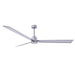Matthews Fan Atlas Alessandra 72" Indoor/Outdoor Ceiling Fan - Brushed Nickel/Brushed Nickel