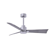Matthews Fan Atlas Alessandra 42" Ceiling Fan - Brushed Nickel/Barn Wood