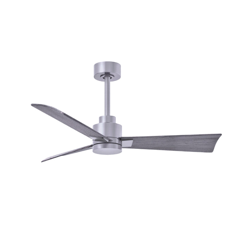 Matthews Fan Atlas Alessandra 42" Ceiling Fan - Brushed Nickel/Barn Wood