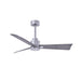 Matthews Fan Atlas Alessandra 42" Ceiling Fan - Brushed Nickel/Barn Wood