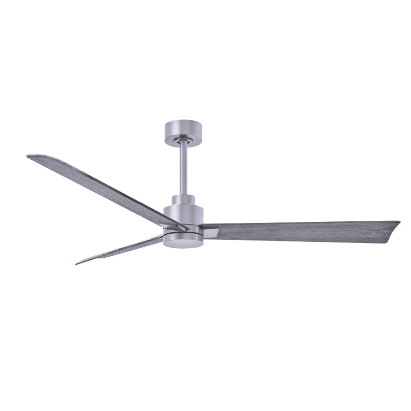 Matthews Fan Atlas Alessandra 56" Indoor/Outdoor Ceiling Fan - Brushed Nickel/Barn Wood