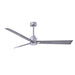 Matthews Fan Atlas Alessandra 56" Indoor/Outdoor Ceiling Fan - Brushed Nickel/Barn Wood