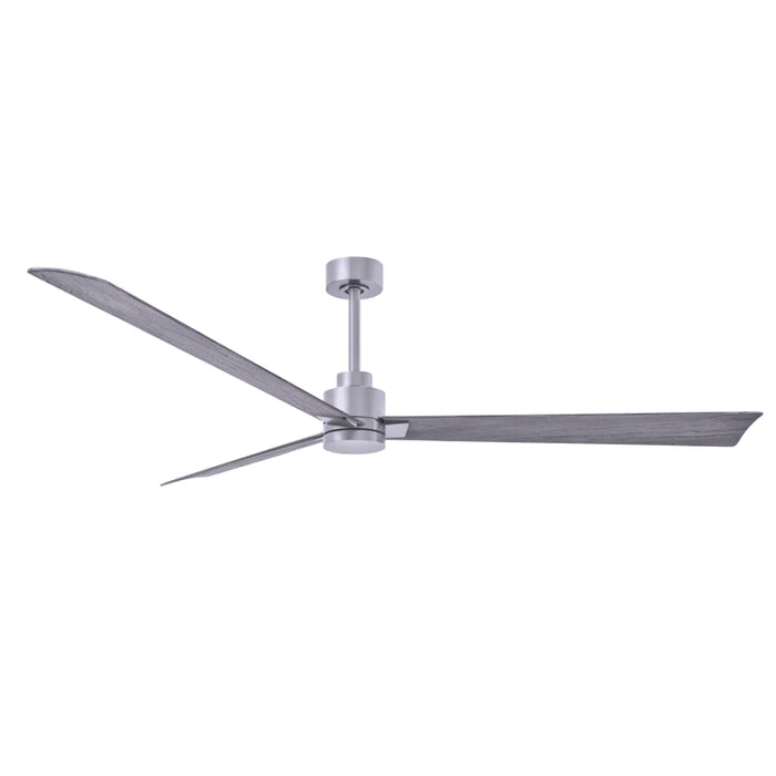 Matthews Fan Atlas Alessandra 72" Indoor/Outdoor Ceiling Fan - Brushed Nickel/Barn Wood