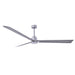 Matthews Fan Atlas Alessandra 72" Indoor/Outdoor Ceiling Fan - Brushed Nickel/Barn Wood