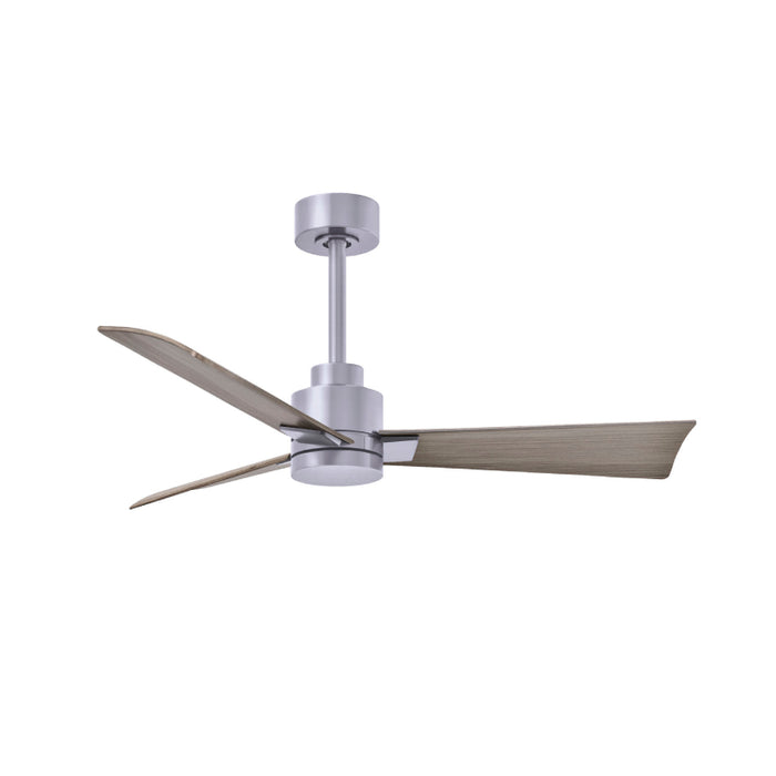 Matthews Fan Atlas Alessandra 42" Ceiling Fan - Brushed Nickel/Gray Ash