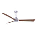 Matthews Fan Atlas Alessandra 56" Indoor/Outdoor Ceiling Fan - Brushed Nickel/Walnut