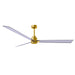 Matthews Fan Atlas Alessandra 72" Indoor/Outdoor Ceiling Fan - Brushed Brass/Brushed Nickel