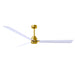 Matthews Fan Atlas Alessandra 72" Indoor/Outdoor Ceiling Fan - Brushed Brass/Matte White