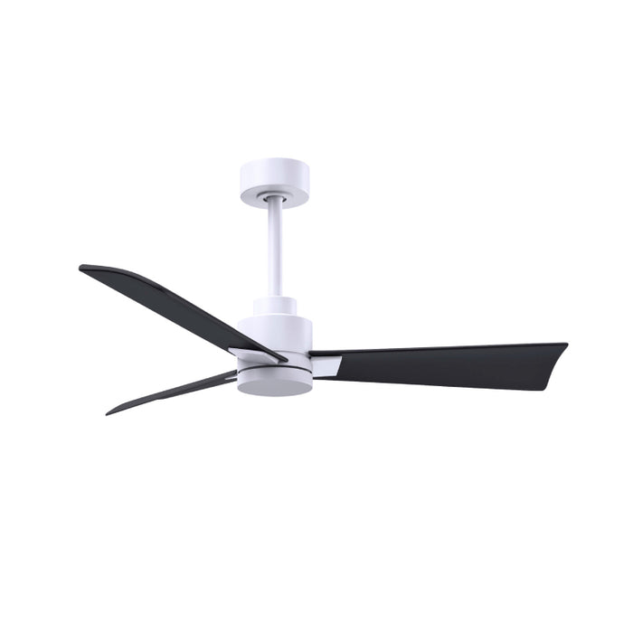 Matthews Fan Atlas Alessandra 42" Ceiling Fan - Matte White/Matte Black
