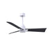 Matthews Fan Atlas Alessandra 42" Ceiling Fan - Matte White/Matte Black