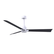 Matthews Fan Atlas Alessandra 56" Indoor/Outdoor Ceiling Fan - Matte White/Matte Black