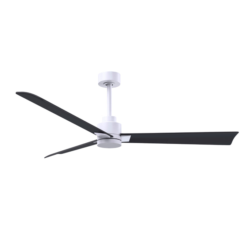 Matthews Fan Atlas Alessandra 56" Indoor/Outdoor Ceiling Fan - Matte White/Matte Black