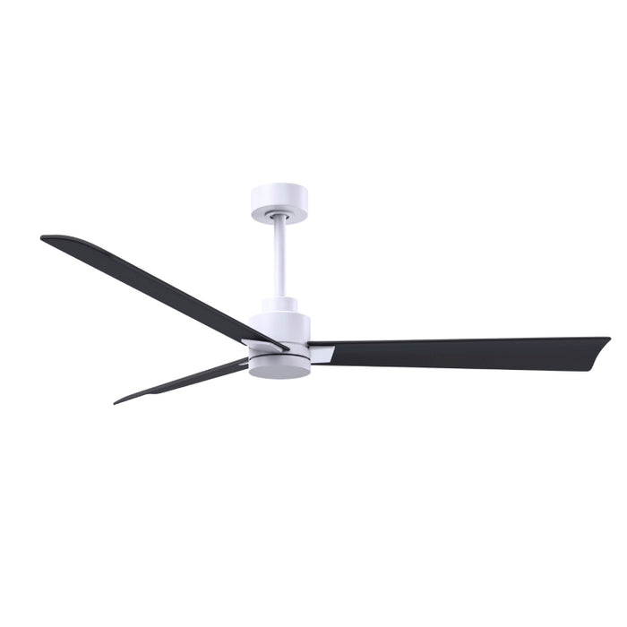 Matthews Fan Atlas Alessandra 56" Indoor/Outdoor Ceiling Fan - Matte White/Matte Black