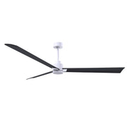 Matthews Fan Atlas Alessandra 72" Indoor/Outdoor Ceiling Fan - Matte White/Matte Black