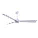 Matthews Fan Atlas Alessandra 56" Indoor/Outdoor Ceiling Fan - Matte White/Brushed Nickel