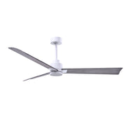 Matthews Fan Atlas Alessandra 56" Indoor/Outdoor Ceiling Fan - Matte White/Barn Wood