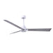 Matthews Fan Atlas Alessandra 56" Indoor/Outdoor Ceiling Fan - Matte White/Barn Wood