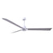 Matthews Fan Atlas Alessandra 72" Indoor/Outdoor Ceiling Fan - Matte White/Barn Wood