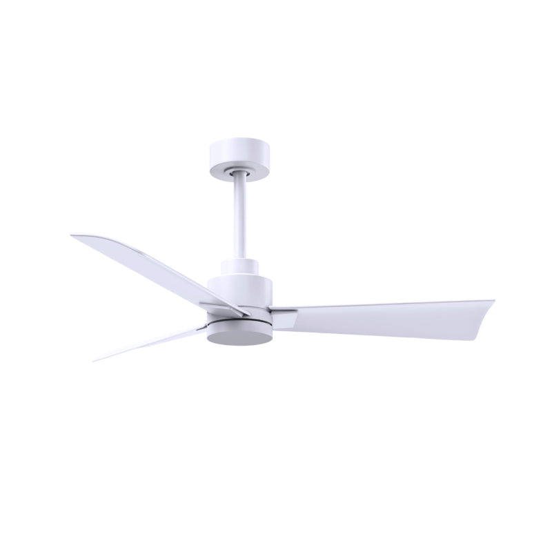 Matthews Fan Atlas Alessandra 42" Ceiling Fan - Matte White/Matte White