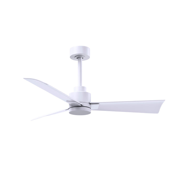 Matthews Fan Atlas Alessandra 42" Ceiling Fan - Matte White/Matte White