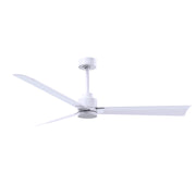 Matthews Fan Atlas Alessandra 56" Indoor/Outdoor Ceiling Fan - Matte White/Matte White