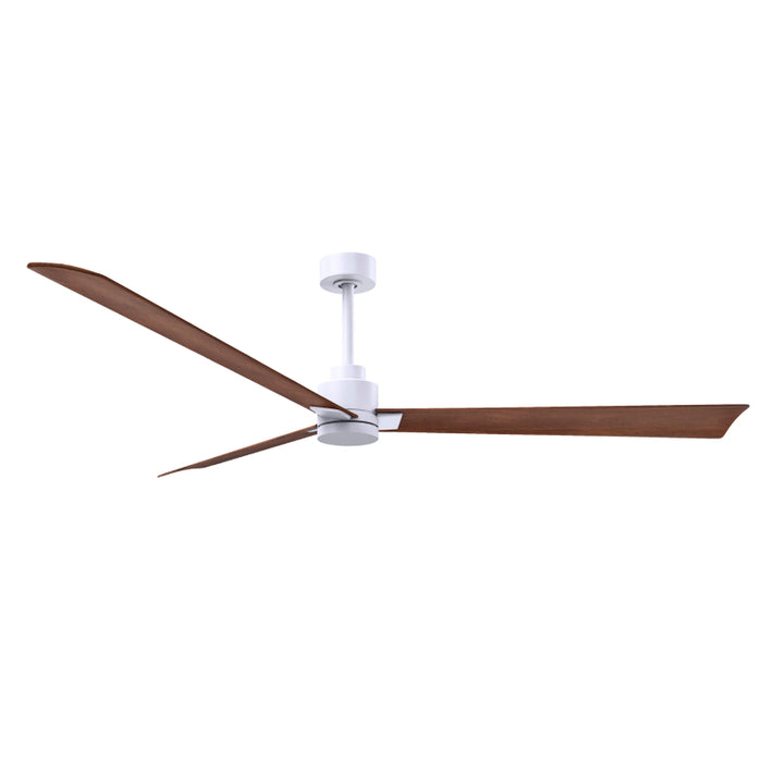 Matthews Fan Atlas Alessandra 72" Indoor/Outdoor Ceiling Fan - Matte White/Walnut