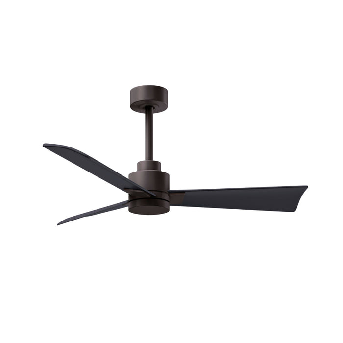 Matthews Fan Atlas Alessandra 42" Ceiling Fan - Textured Bronze/Matte Black