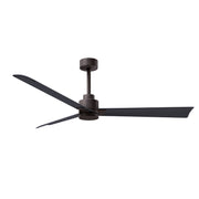 Matthews Fan Atlas Alessandra 56" Indoor/Outdoor Ceiling Fan - Textured Bronze/Matte Black