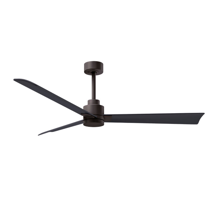 Matthews Fan Atlas Alessandra 56" Indoor/Outdoor Ceiling Fan - Textured Bronze/Matte Black