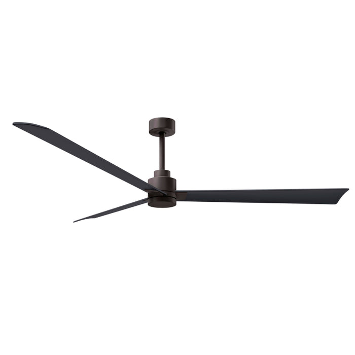 Matthews Fan Atlas Alessandra 72" Indoor/Outdoor Ceiling Fan - Textured Bronze/Matte Black