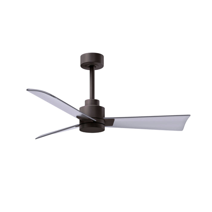 Matthews Fan Atlas Alessandra 42" Ceiling Fan - Textured Bronze/Brushed Nickel