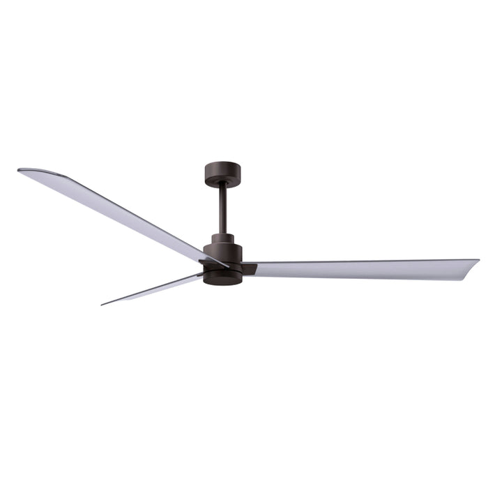 Matthews Fan Atlas Alessandra 72" Indoor/Outdoor Ceiling Fan - Textured Bronze/Brushed Nickel