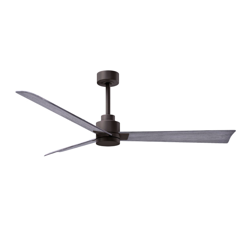 Matthews Fan Atlas Alessandra 56" Indoor/Outdoor Ceiling Fan - Textured Bronze/Barn Wood