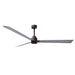 Matthews Fan Atlas Alessandra 72" Indoor/Outdoor Ceiling Fan - Textured Bronze/Barn Wood