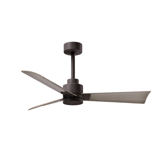 Matthews Fan Atlas Alessandra 42" Ceiling Fan - Textured Bronze/Gray Ash