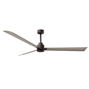 Matthews Fan Atlas Alessandra 72" Indoor/Outdoor Ceiling Fan - Textured Bronze/Gray Ash