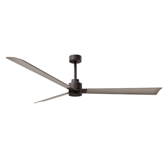 Matthews Fan Atlas Alessandra 72" Indoor/Outdoor Ceiling Fan - Textured Bronze/Gray Ash