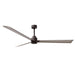 Matthews Fan Atlas Alessandra 72" Indoor/Outdoor Ceiling Fan - Textured Bronze/Gray Ash