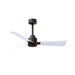 Matthews Fan Atlas Alessandra 42" Ceiling Fan - Textured Bronze/Matte White